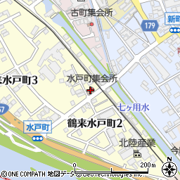 水戸町集会場周辺の地図