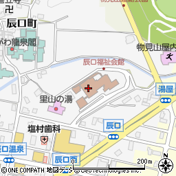 能美市役所教育施設　辰口コミュニティーセンター周辺の地図