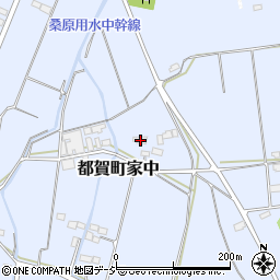 栃木県栃木市都賀町家中5004周辺の地図