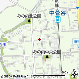 茨城県那珂市菅谷周辺の地図