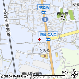 長野県埴科郡坂城町中之条80周辺の地図