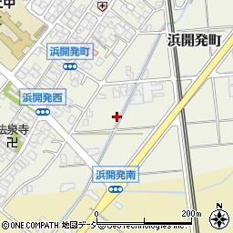 石川県能美市浜開発町丙周辺の地図