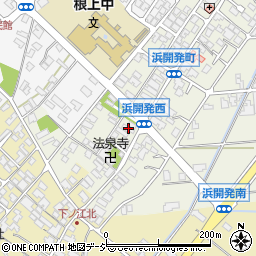 石川県能美市浜開発町（戊）周辺の地図