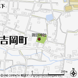 諏訪神社周辺の地図