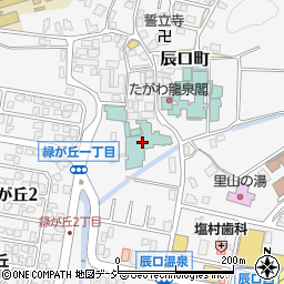金沢辰口温泉　まつさき周辺の地図