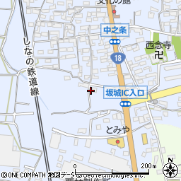 長野県埴科郡坂城町中之条743周辺の地図