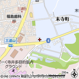 石川県能美市末寺町ニ周辺の地図