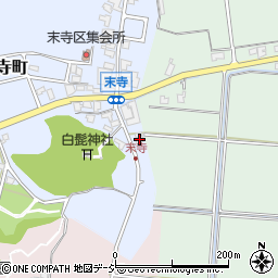 石川県能美市末寺町イ75周辺の地図