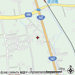 長野県大町市常盤3753周辺の地図