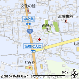 長野県埴科郡坂城町中之条766周辺の地図