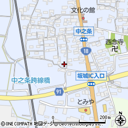 長野県埴科郡坂城町中之条715周辺の地図