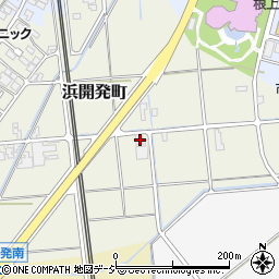 石川県能美市浜開発町乙46周辺の地図