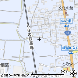 長野県埴科郡坂城町中之条86周辺の地図