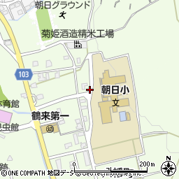 石川県白山市鶴来日吉町ロ周辺の地図