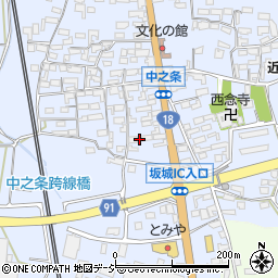 長野県埴科郡坂城町中之条732周辺の地図