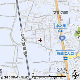 長野県埴科郡坂城町中之条711周辺の地図