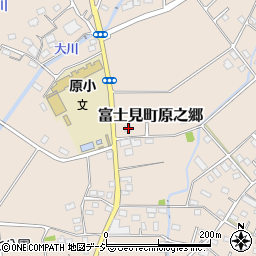 群馬県前橋市富士見町原之郷1557周辺の地図