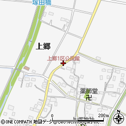 上郷1区公民館周辺の地図