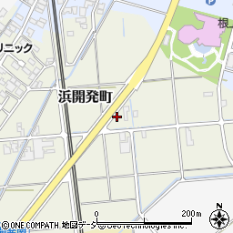 石川県能美市浜開発町（乙）周辺の地図