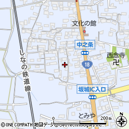長野県埴科郡坂城町中之条717周辺の地図
