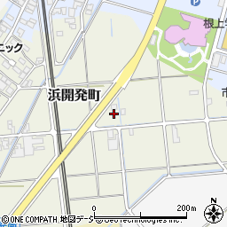 石川県能美市浜開発町乙63周辺の地図