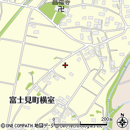 群馬県前橋市富士見町横室744周辺の地図
