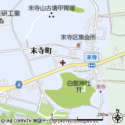 石川県能美市末寺町イ49周辺の地図