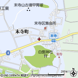 石川県能美市末寺町イ46周辺の地図