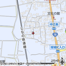 長野県埴科郡坂城町中之条705周辺の地図