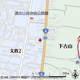 栃木県下野市文教2丁目260周辺の地図