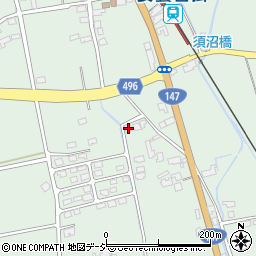 長野県大町市常盤3752周辺の地図