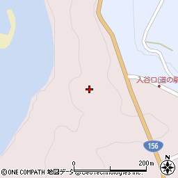 富山県南砺市東中江周辺の地図