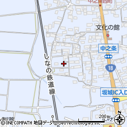 長野県埴科郡坂城町中之条704周辺の地図