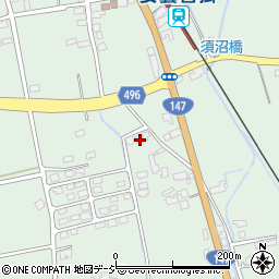 長野県大町市常盤3749周辺の地図