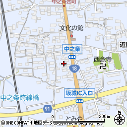 長野県埴科郡坂城町中之条725周辺の地図