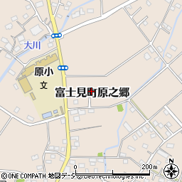 群馬県前橋市富士見町原之郷1553周辺の地図