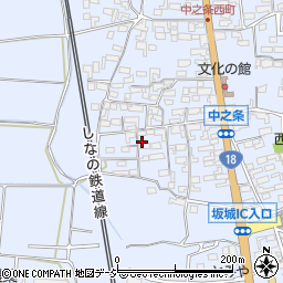 長野県埴科郡坂城町中之条707周辺の地図
