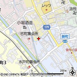 石川県白山市鶴来本町１丁目ワ88-9周辺の地図