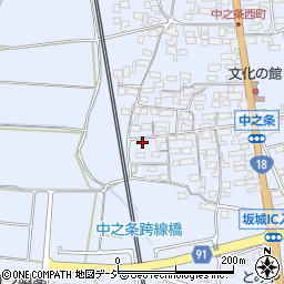 長野県埴科郡坂城町中之条230周辺の地図