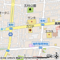 カワチ薬品真岡東店周辺の地図