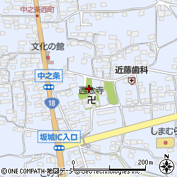 長野県埴科郡坂城町中之条777周辺の地図
