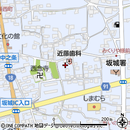 長野県埴科郡坂城町中之条1106周辺の地図