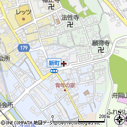 高田醤油店工場周辺の地図