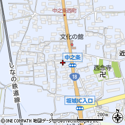 長野県埴科郡坂城町中之条721周辺の地図