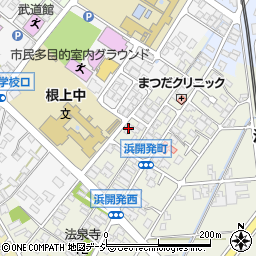 石川県能美市浜開発町丁117周辺の地図