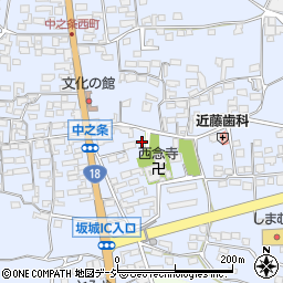 長野県埴科郡坂城町中之条782周辺の地図