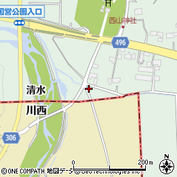 長野県大町市常盤167周辺の地図