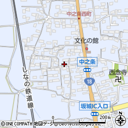長野県埴科郡坂城町中之条674周辺の地図