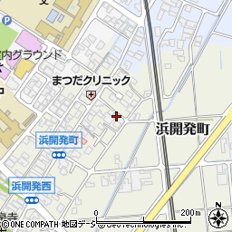石川県能美市浜開発町丁7-6周辺の地図