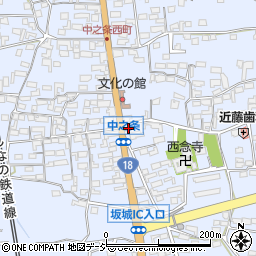 長野県埴科郡坂城町中之条787周辺の地図